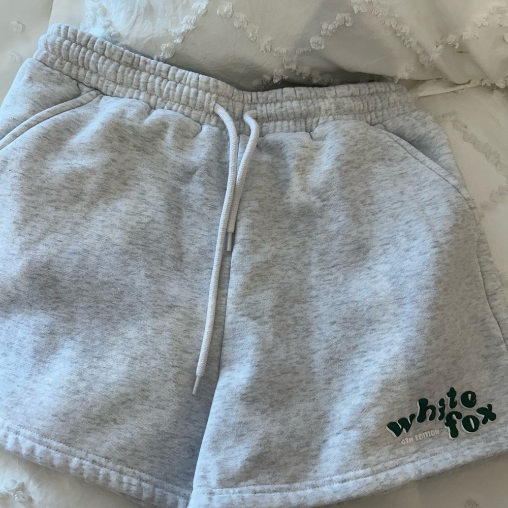 Women's white fox Gray Shorts
